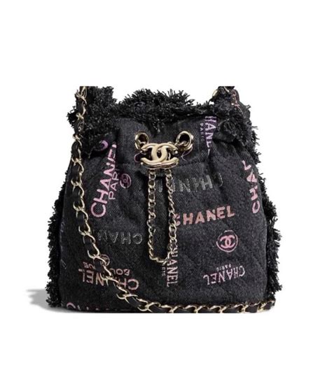 chanel牛仔布袋2023